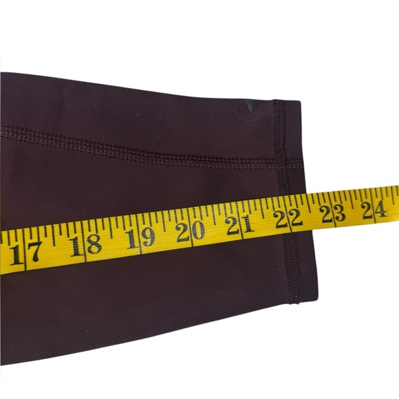 Athleta Ankle Tights Workout Yoga Leggings w/ reflective details Purple size MP - Picture 7 of 11